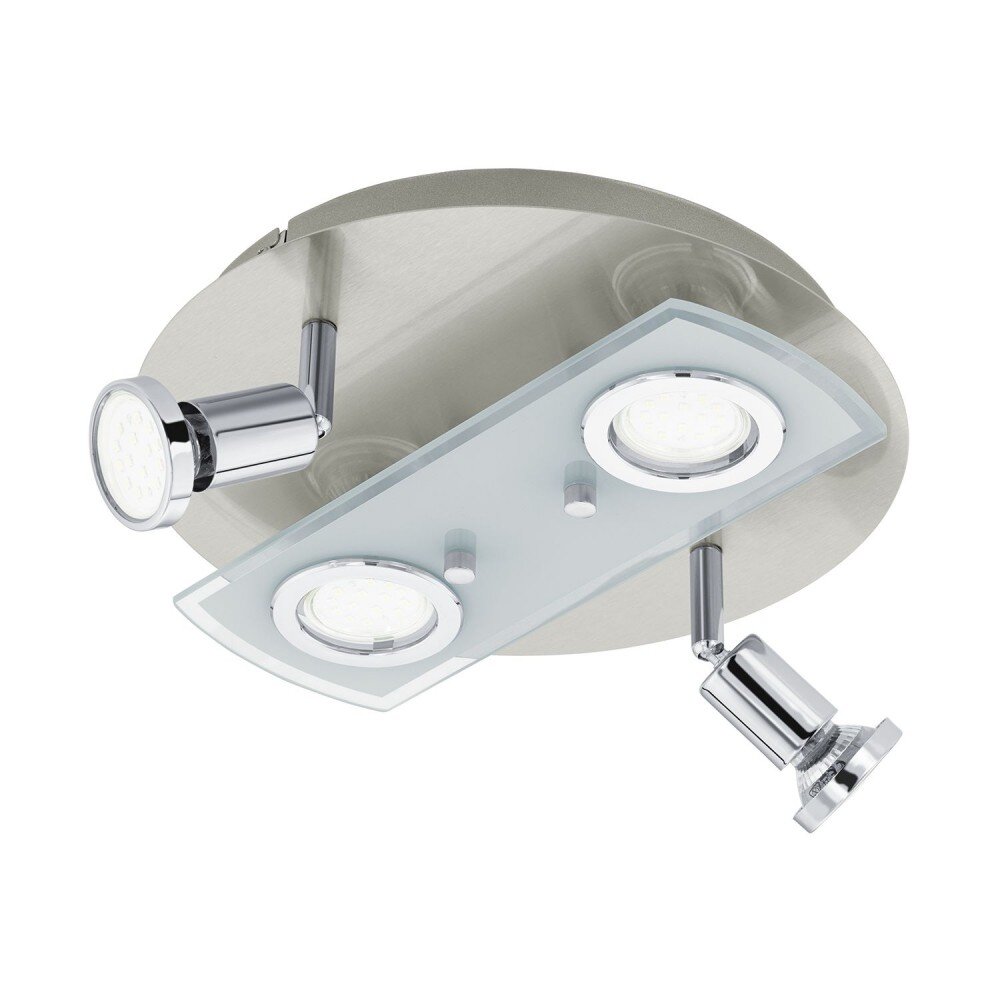 Eglo PAWEDO 1 Lámpara de techo LED Cromo, Níquel-mate, 4 luces main product photo