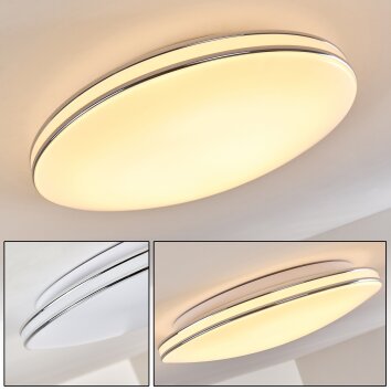 Genthin Lámpara de Techo LED Blanca, 1 luz