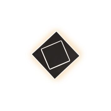 Aplique Mantra DAKLA LED Negro, 1 luz