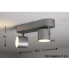 Philips STAR Foco para techo LED Aluminio, Acero inoxidable, 2 luces