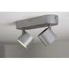 Philips STAR Foco para techo LED Aluminio, Acero inoxidable, 2 luces