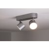 Philips STAR Foco para techo LED Aluminio, Acero inoxidable, 2 luces