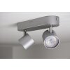 Philips STAR Foco para techo LED Aluminio, Acero inoxidable, 2 luces