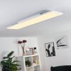 Bankura Lámpara de Techo LED Blanca, 1 luz, Mando a distancia