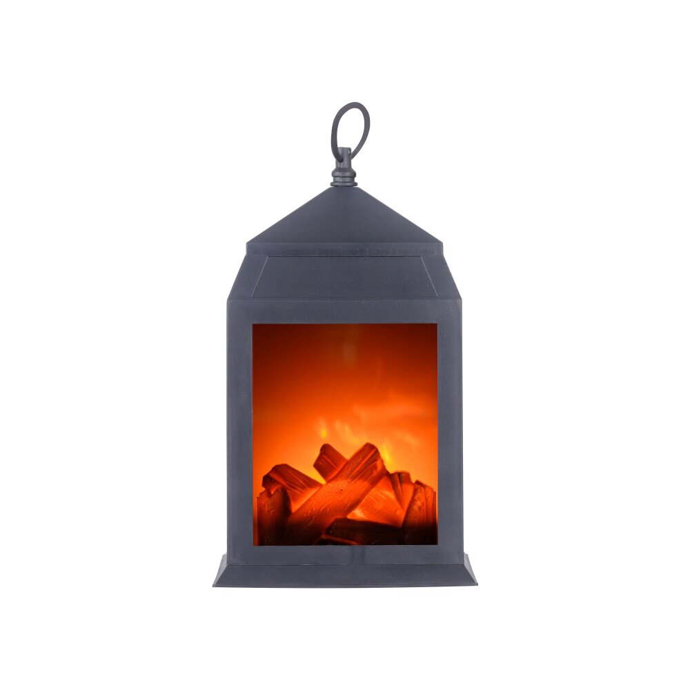 Leuchten-Direkt CHIMNEY Chimenea LED Negro, 6 luces main product photo