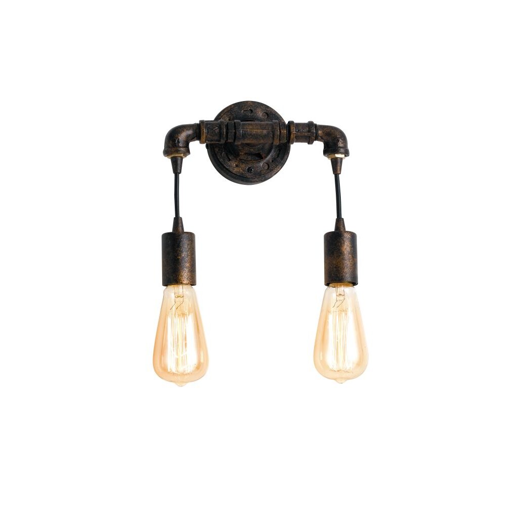Lutec AMACORD Aplique Marrón, 2 luces main product photo