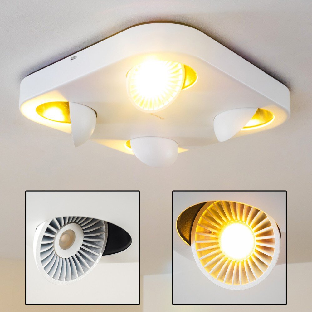Granada Foco de techo LED Blanca, 4 luces main product photo