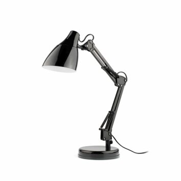 Faro Gru Lámpara de mesa Negro, 1 luz