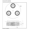 Lucide ERYN Lámpara de Techo Cromo, 3 luces