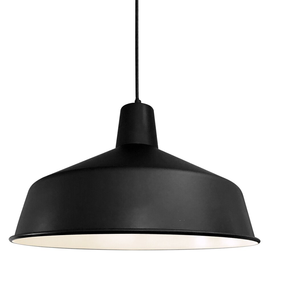 Steinhauer Blackmoon Lámpara Colgante Negro, 1 luz main product photo