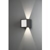 Konstsmide CREMONA Aplique para exterior LED Antracita, 3 luces