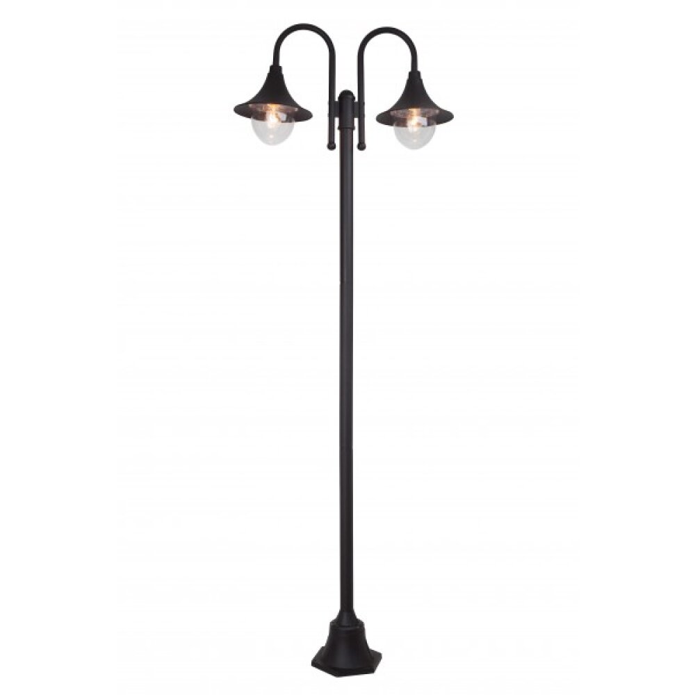 Brilliant Berna Lámpara de pie para exterior Negro, 2 luces main product photo