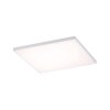 Leuchten-Direkt CANVAS Lámpara de Techo LED Blanca, 1 luz, Mando a distancia