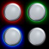 Brilliant Dinos Lámpara de Techo LED Plata, 1 luz, Mando a distancia, Cambia de color