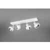 Trio Leon Proyector LED Blanca, 4 luces