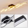 Flow Lámpara de Techo LED Negro, 2 luces