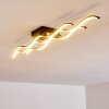 Flow Lámpara de Techo LED Negro, 2 luces