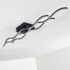 Flow Lámpara de Techo LED Negro, 2 luces