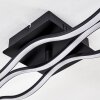 Flow Lámpara de Techo LED Negro, 2 luces