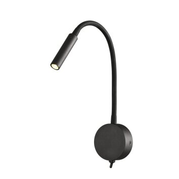 Mantra BOAVISTA Aplique LED Negro, 1 luz