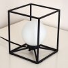 Legano Lámpara de Mesa Negro, 1 luz