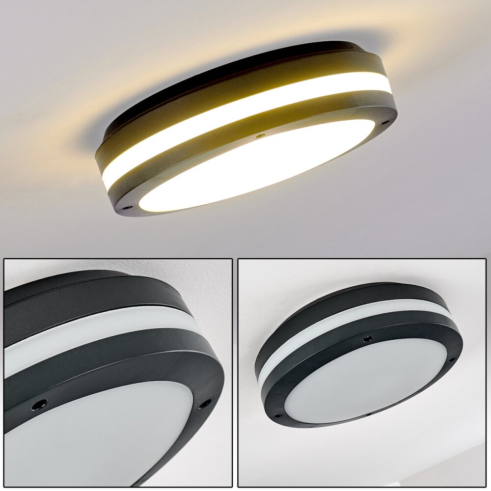 Wollongong Lámpara de techo para exterior LED Antracita, 1 luz main product photo