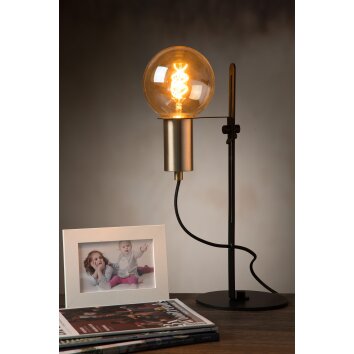 Lámpara de escritorio Lucide MALCOLM Negro, 1 luz