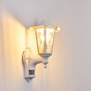Loria Aplique para exterior Blanca, 1 luz, Sensor de movimiento