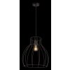 Globo KONGO Lámpara Colgante Negro, 1 luz