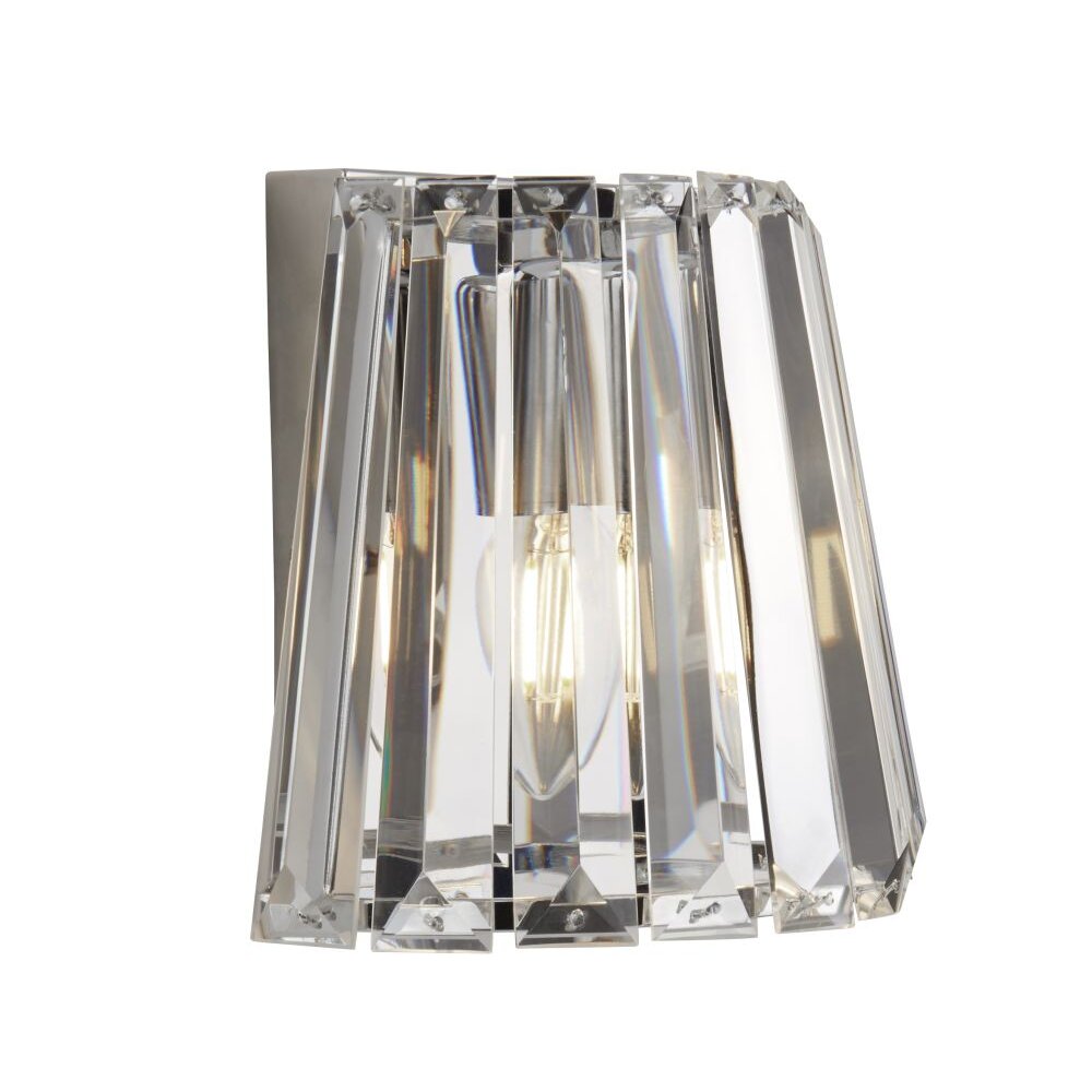 Aplique Searchlight TIARA Cromo, Transparente, claro, 1 luz main product photo