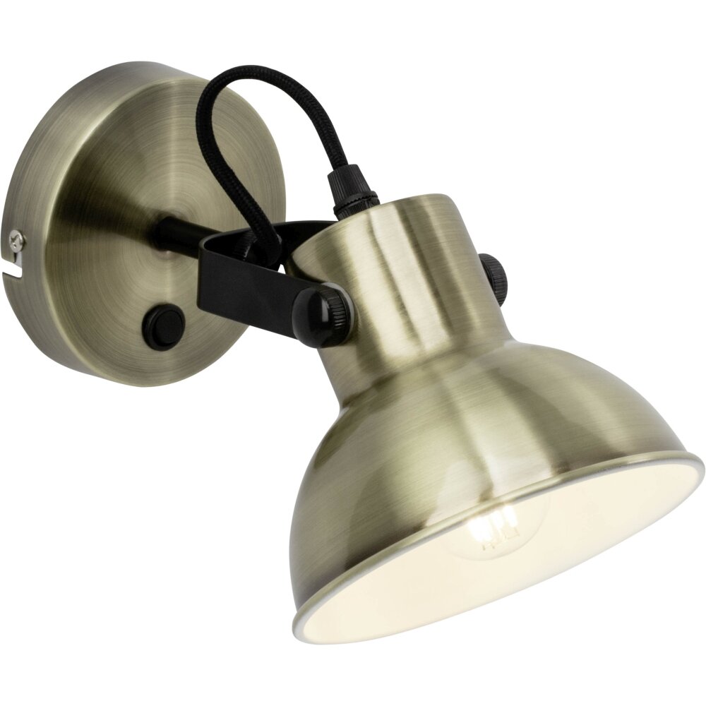 Brilliant Ester Foco de pared Latón, Negro, 1 luz main product photo