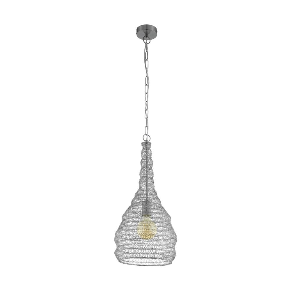 Eglo COLTEN Lámpara Colgante Plata, 1 luz main product photo