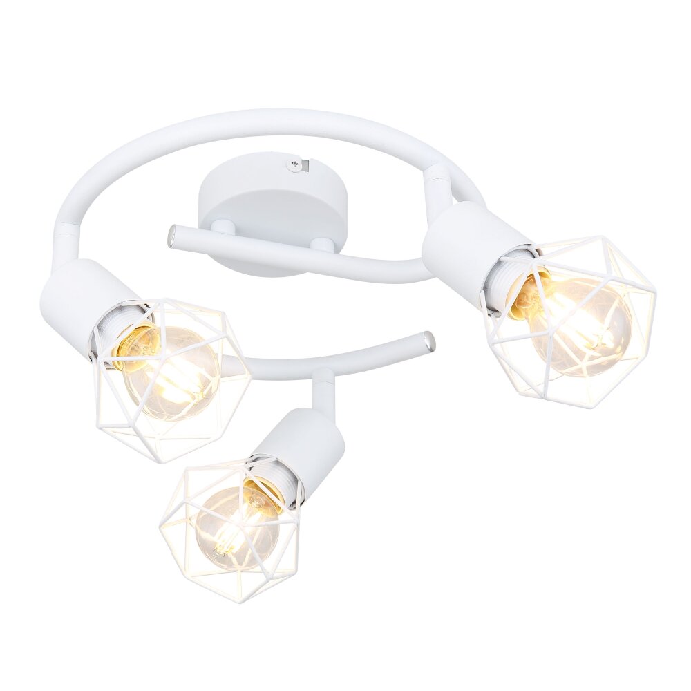 Globo XARA I Proyector Blanca, 3 luces main product photo