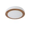 Lucide DIMY Lámpara de Techo LED Madera oscura, 1 luz