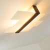 Lovikka Lámpara de Techo Madera oscura, 2 luces