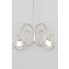 Holländer ROSASPINA OVAL Lámpara Colgante Plata, 6 luces