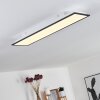 Salmi Lámpara de Techo LED Negro, Blanca, 1 luz