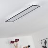 Salmi Lámpara de Techo LED Negro, Blanca, 1 luz