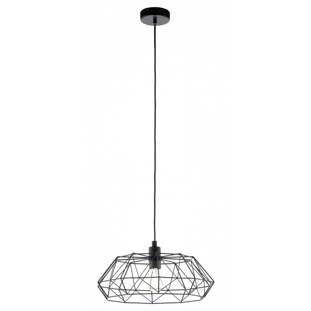 Eglo CARLTON 2 Lámpara colgante Negro, 1 luz main product photo