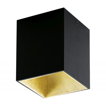 Eglo POLASSO Lámpara de techo LED dorado, Negro, 1 luz