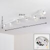 Gullspang Lámpara de Techo Blanca, 6 luces