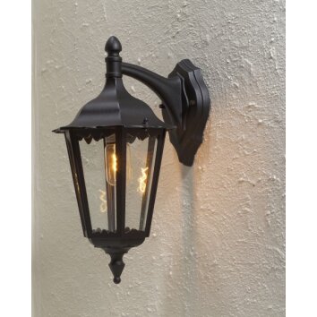 Konstsmide Firenze Aplique Negro, 1 luz