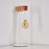 Barbengo Lámpara de Mesa Marrón, Blanca, 1 luz