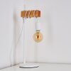Barbengo Lámpara de Mesa Marrón, Blanca, 1 luz
