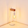Barbengo Lámpara de Mesa Marrón, Blanca, 1 luz