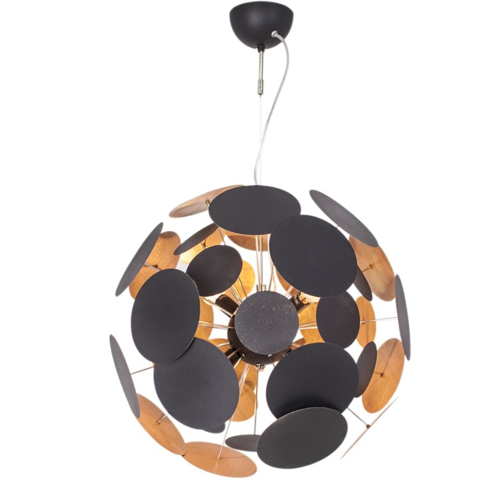 Lámpara Colgante By Rydens Planet dorado, Negro, 4 luces main product photo