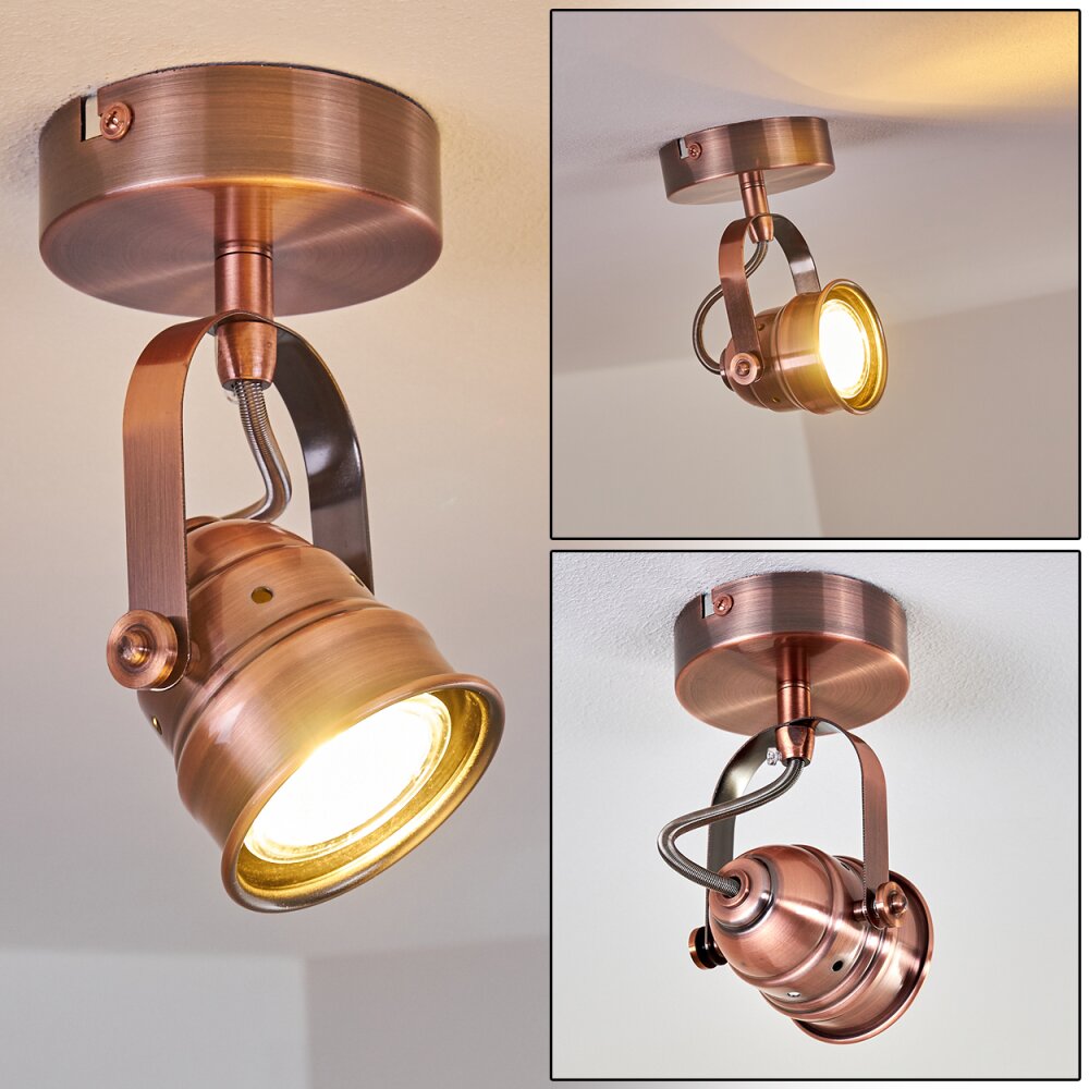 Aniak Lámpara de Techo LED Cobre, 1 luz main product photo