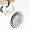 Brilliant Seed Lámpara de Techo Madera clara, Blanca, 3 luces