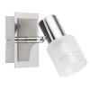 Brilliant Lea Foco de pared Cromo, Blanca, 1 luz