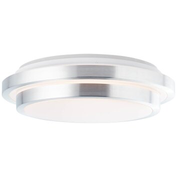 Brilliant Vilma Lámpara de Techo LED Plata, 1 luz, Mando a distancia, Cambia de color